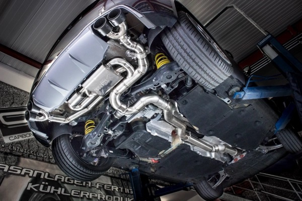 EGO-X Abgasanlage 3,5" Audi TTS 8S quattro